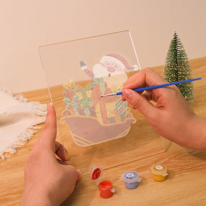 Lampe à peindre par numéro Le Traîneau du Père Noël, vue 5, Maison Artsen
