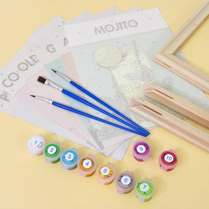 Coffret “Cocktails Deluxe” – 6 peintures par numéro