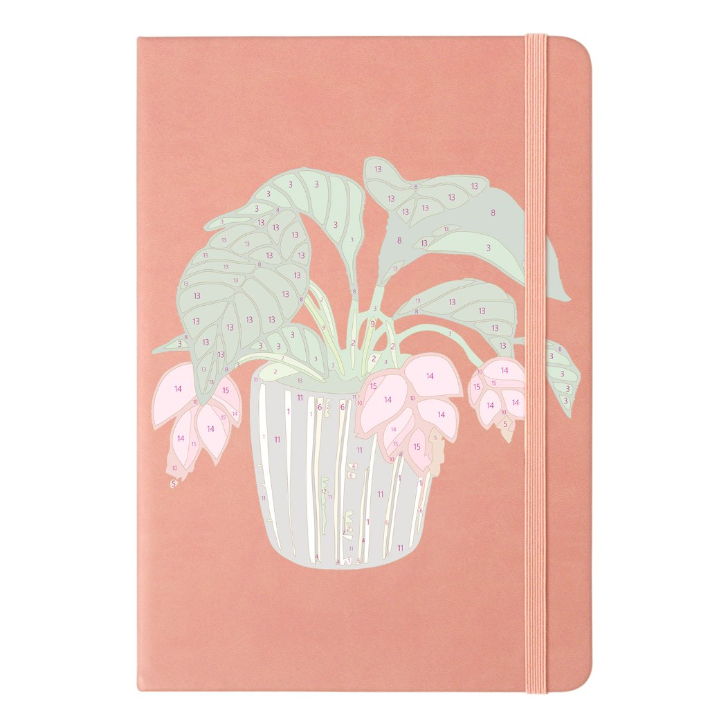 Carnet à peindre par numéro Plante en Fleurs, vue 9, Maison Artsen
