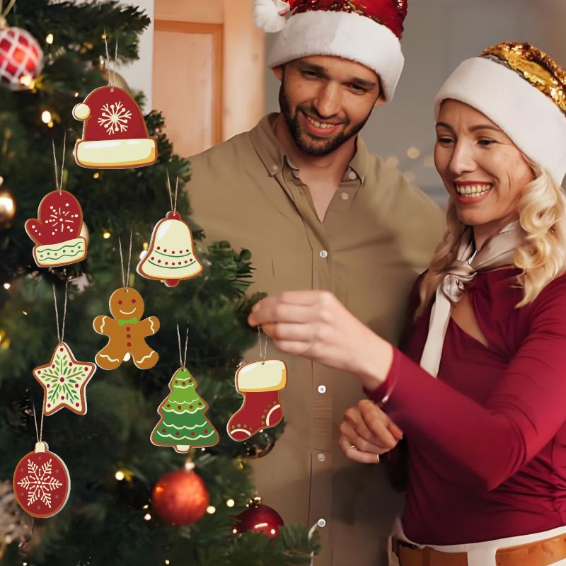 Suspensions de Noël à peindre par numéro Douceur d'Hiver, vue 6, Maison Artsen