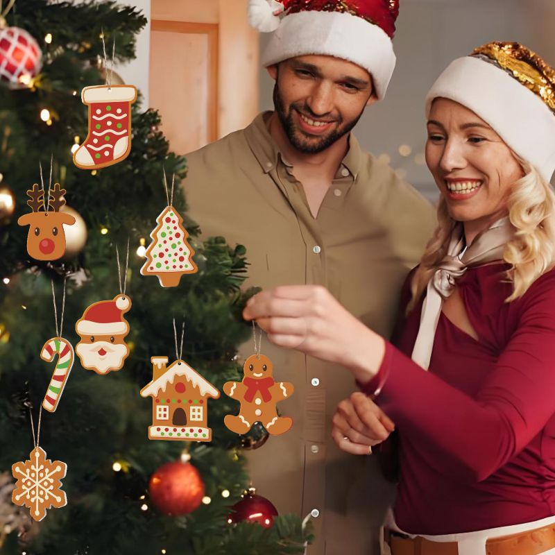 Suspensions de Noël à peindre par numéro Biscuits de Noël, vue 6, Maison Artsen