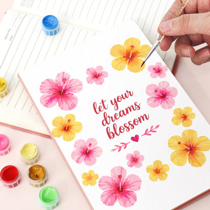 Carnet à peindre par numéro Rêves d'Hibiscus, vue 6, Maison Artsen