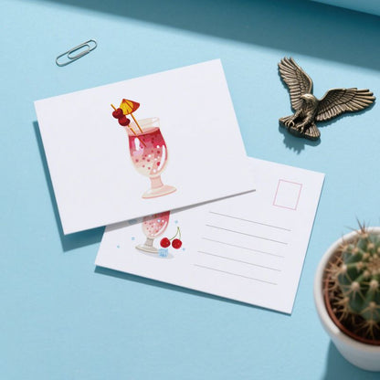 Cartes postales à peindre par numéro L'Heure du Cocktail, vue 5, Maison Artsen