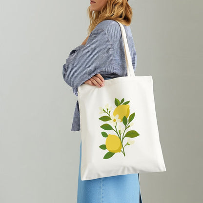 Tote bag à peindre par numéro Branche de Citrons, vue 2, Maison Artsen