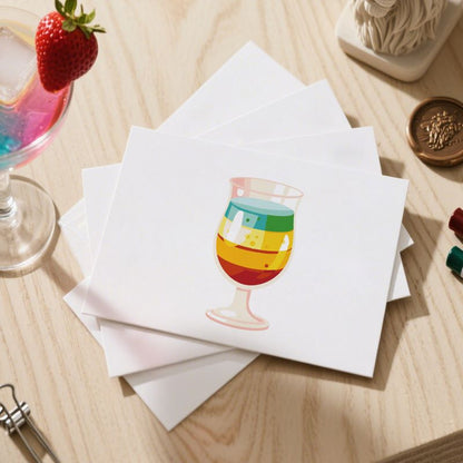 Cartes postales à peindre par numéro L'Heure du Cocktail, vue 3, Maison Artsen