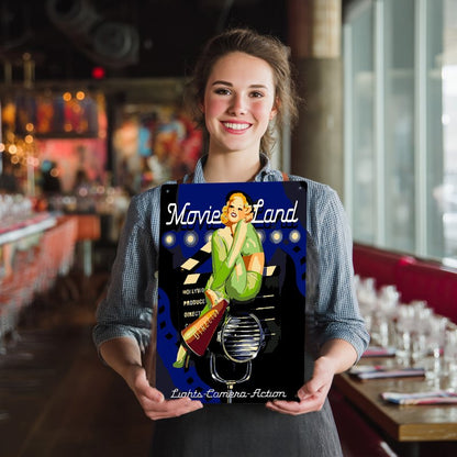 Affiche en métal à peindre par numéro Star d'Hollywood, vue 7, Maison Artsen