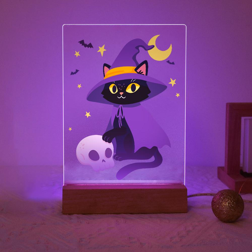 Lampe à peindre par numéro Chat Sorcier, vue 8, Maison Artsen