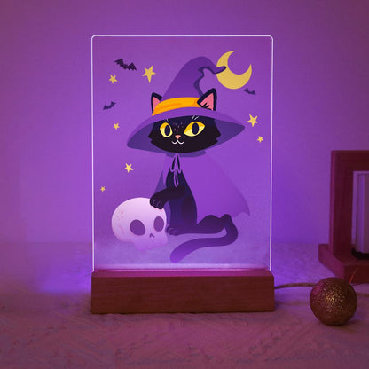 Lampe à peindre par numéro Chat Sorcier, vue 8, Maison Artsen