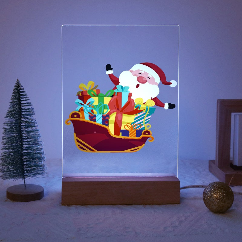 Lampe à peindre par numéro Le Traîneau du Père Noël, vue 2, Maison Artsen