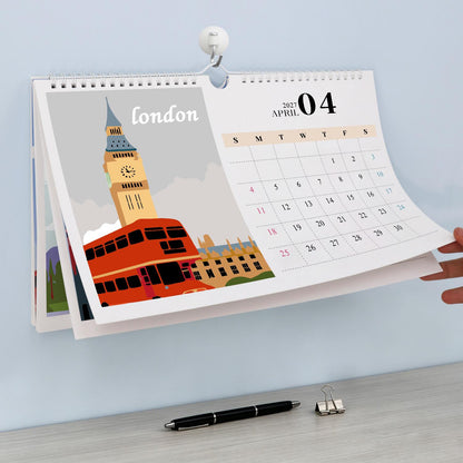 Calendrier à peindre par numéro Monuments du Monde 2027, vue 8, Maison Artsen