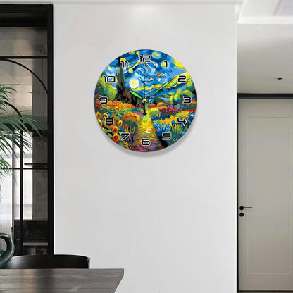 Horloge à peindre par numéro Champ sous les Étoiles, vue 2, Maison Artsen