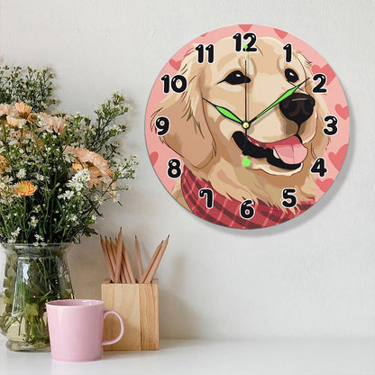 Horloge à peindre par numéro Sourire de Golden, vue 2, Maison Artsen