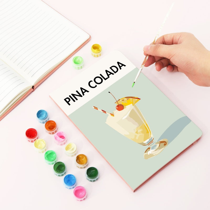 Carnet à peindre par numéro L'Heure du Cocktail, vue 7, Maison Artsen