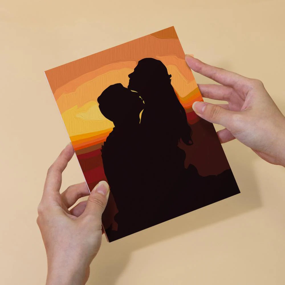 Coffret “Sunset Couple” – 6 peintures par numéro