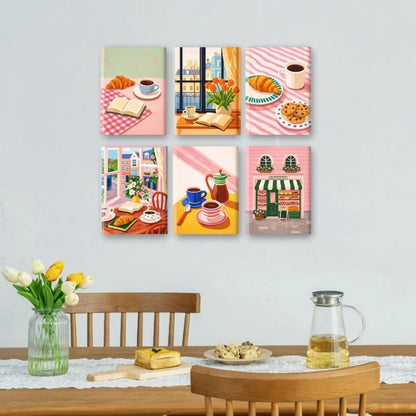 Coffret “Coffee Moments” – 6 peintures par numéro