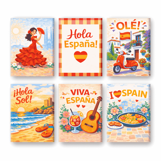 Coffret “Viva Espana” – 6 peintures par numéro