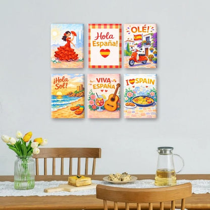 Coffret “Viva Espana” – 6 peintures par numéro