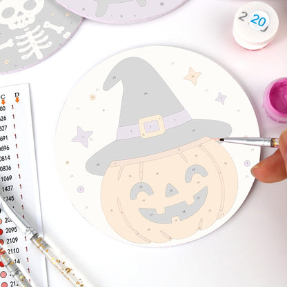 Sous-verres à peindre par numéro Petits Monstres, vue 7, Maison Artsen