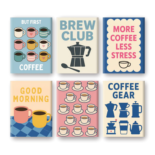 Coffret “Coffee First” – 6 peintures par numéro