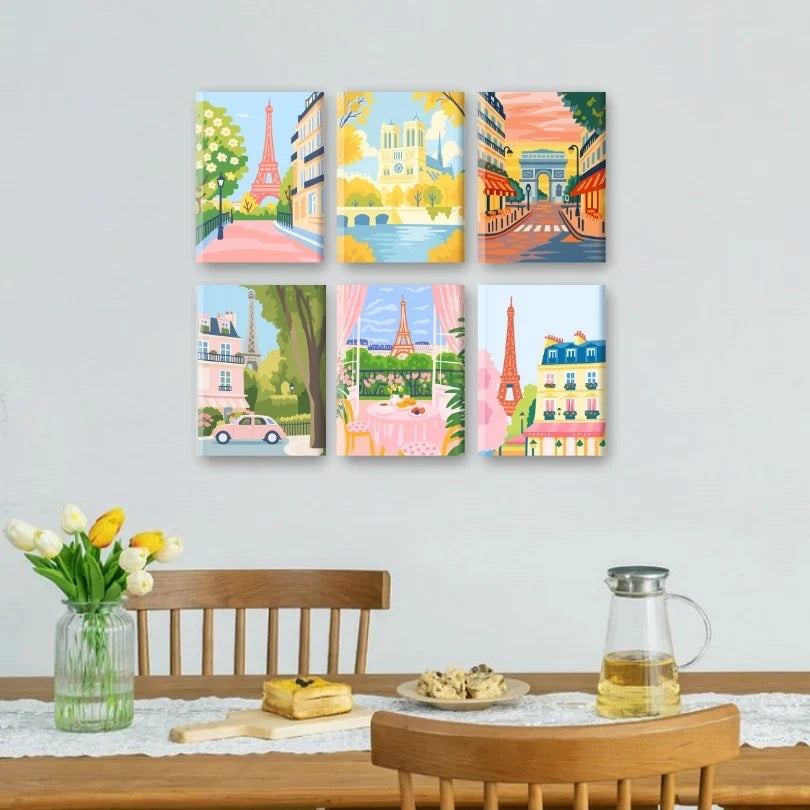 Peintures par numéro Paris est magique en décoration murale – pour un Paris féérique – Maison Artsen