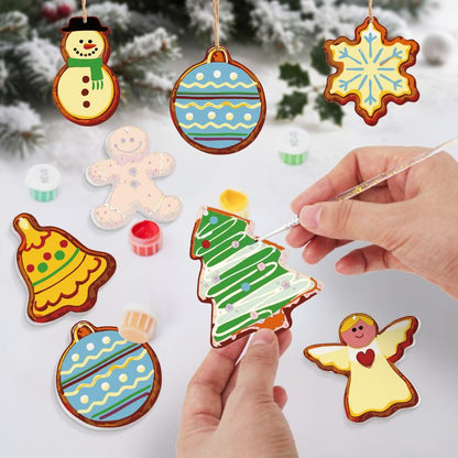 Suspensions de Noël à peindre par numéro Veillée de Noël, vue 4, Maison Artsen