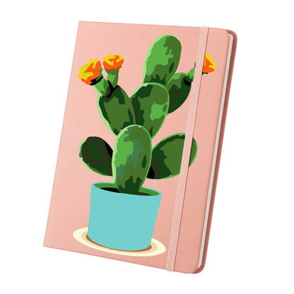 Carnet à peindre par numéro Cactus en Fleurs, vue 3, Maison Artsen