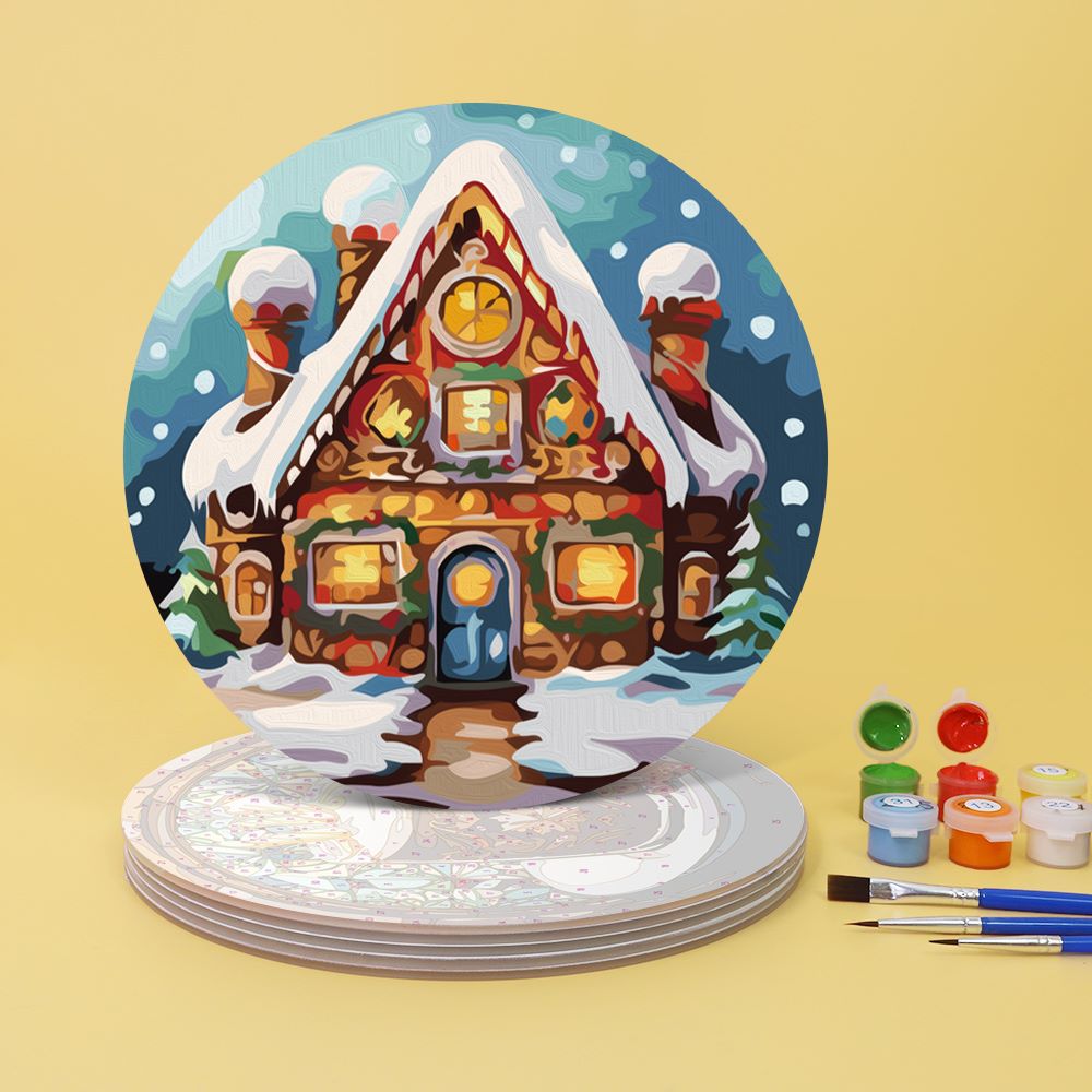 Sets de table à peindre par numéro Noël Douillet, vue 4, Maison Artsen