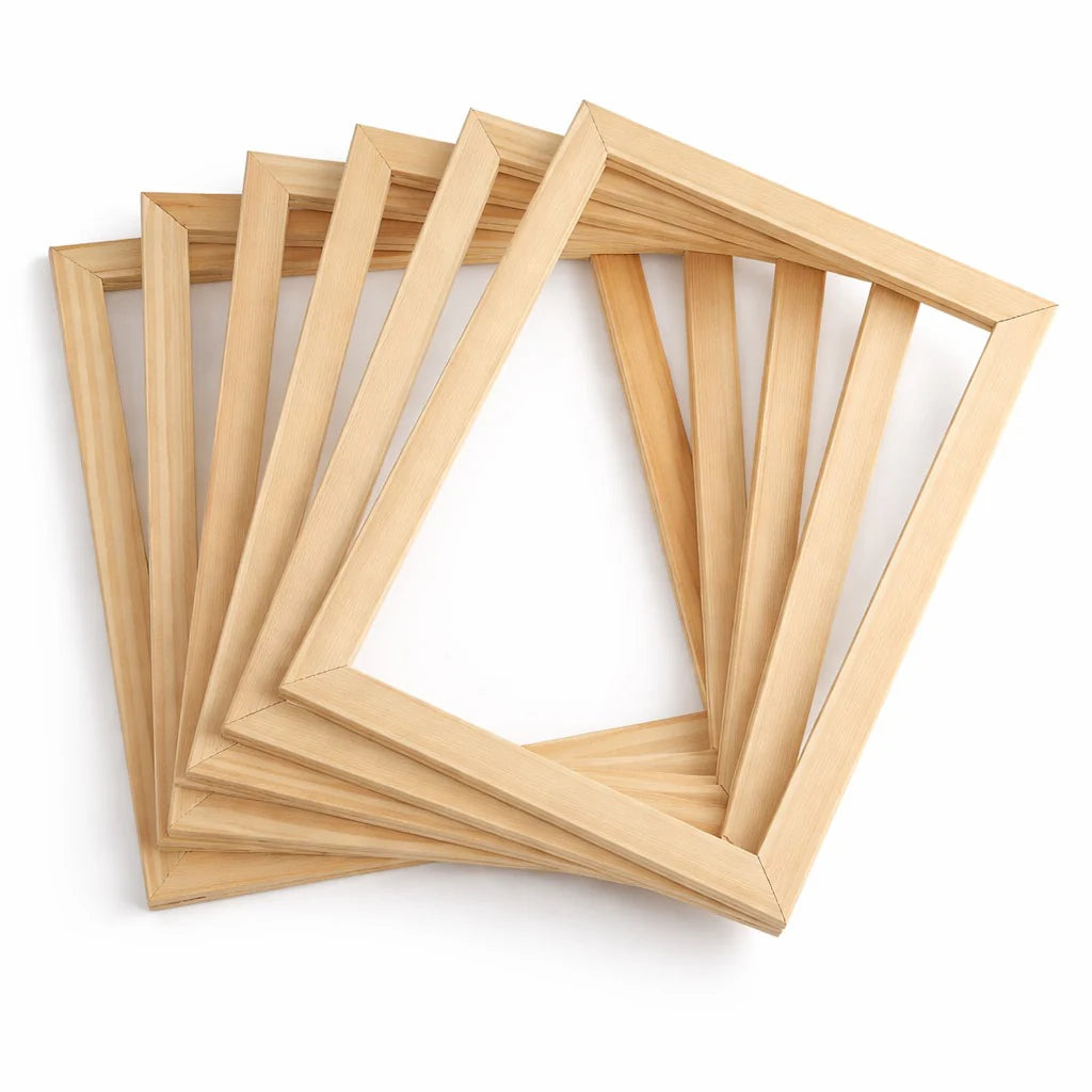 Peintures par numéro Châssis en bois 15×20 – Kit DIY 6 pièces en décoration murale – aux couleurs inspirantes – Maison Artsen