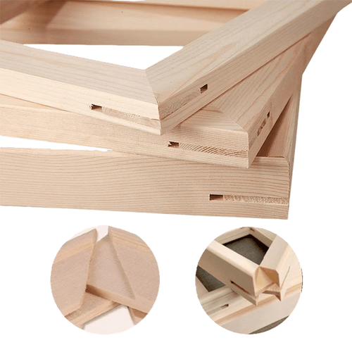 Coffret 6 peintures par numéro Châssis en bois 15×20 – Kit DIY 6 pièces – aux couleurs inspirantes – Maison Artsen
