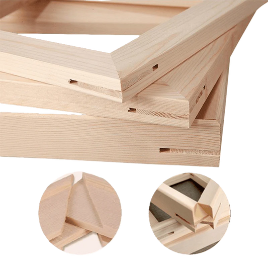 Coffret 6 peintures par numéro Châssis en bois 15×20 – Kit DIY 6 pièces – aux couleurs inspirantes – Maison Artsen