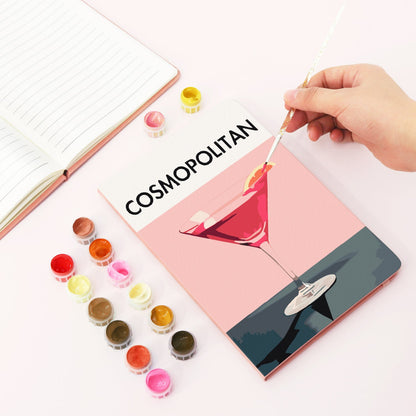 Carnet à peindre par numéro L'Heure du Cocktail, vue 8, Maison Artsen