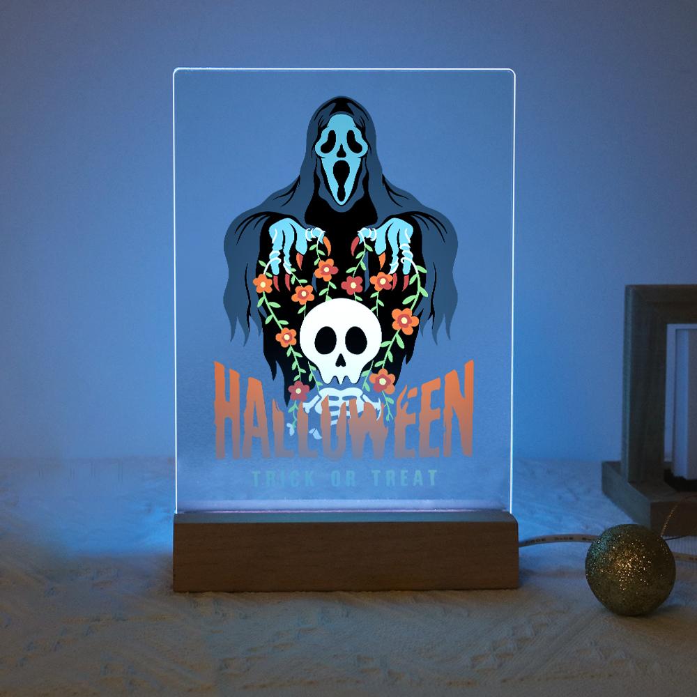 Lampe à peindre par numéro Spectre aux Fleurs, vue 3, Maison Artsen