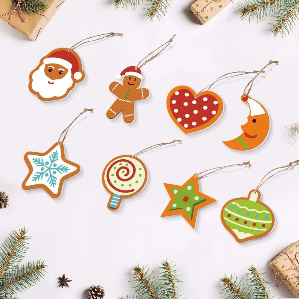 Coffret 6 peintures par numéro Petits Bonheurs – pour un Noël magique – Maison Artsen