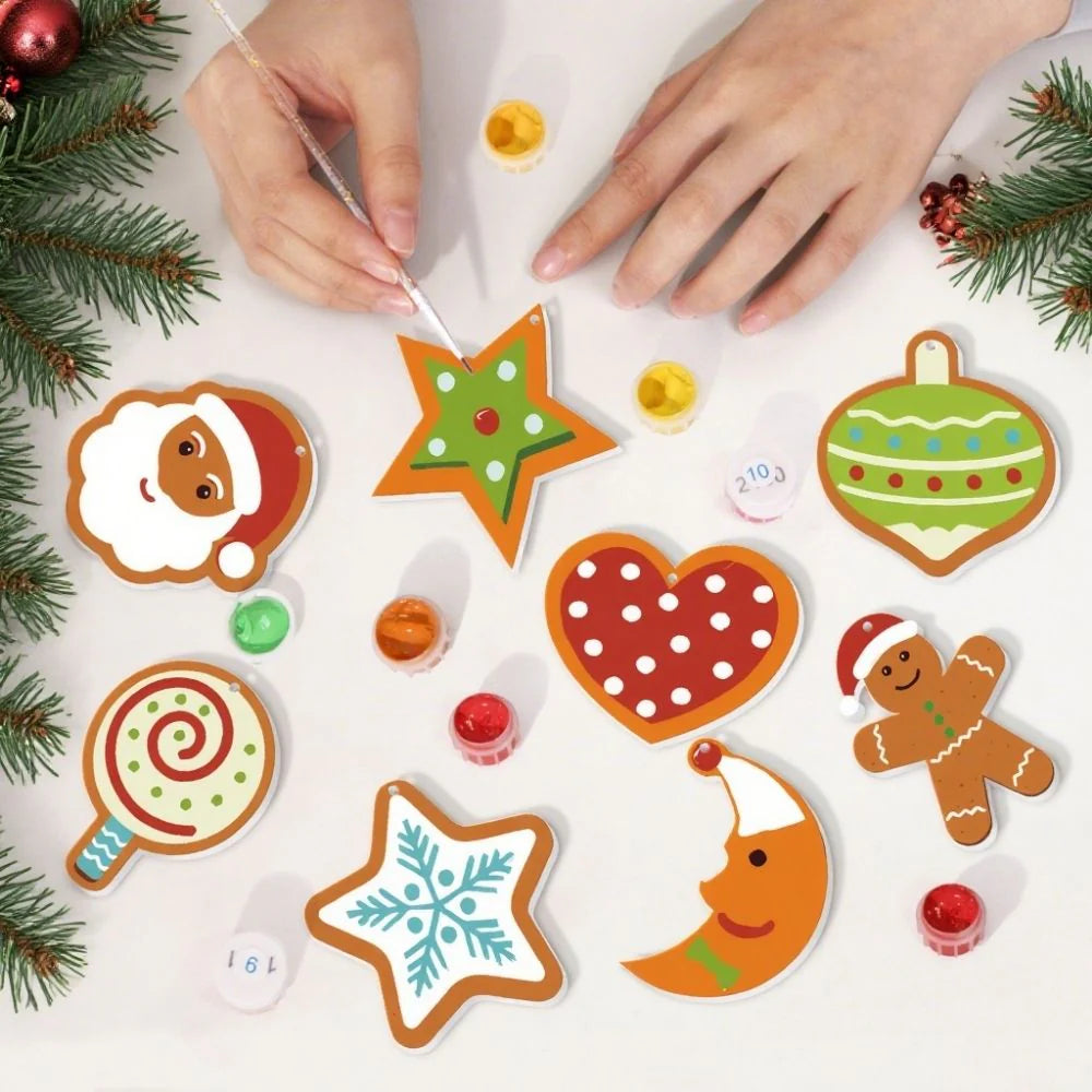 Peintures par numéro Petits Bonheurs en décoration murale – pour un Noël magique – Maison Artsen