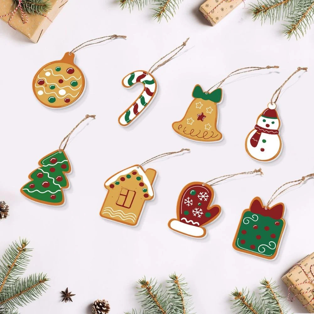 Coffret 6 peintures par numéro Magie du Sapin – pour un Noël magique – Maison Artsen
