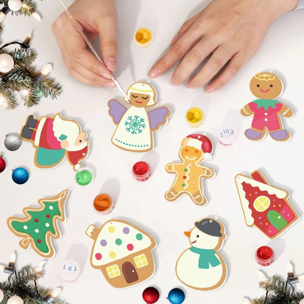 Peintures par numéro Sapin Enchanté en décoration murale – pour un Noël magique – Maison Artsen