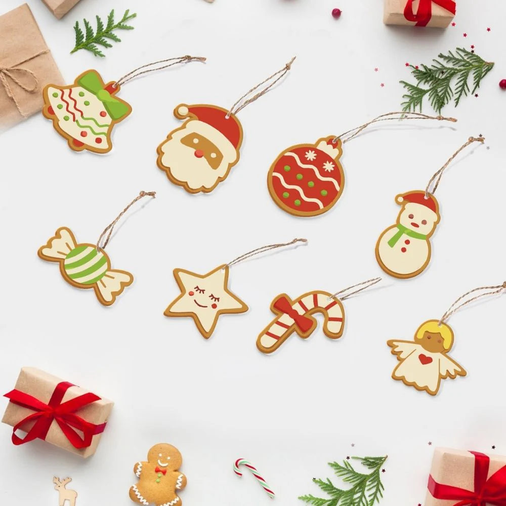 Coffret 6 peintures par numéro Petits Ornements – pour un Noël magique – Maison Artsen