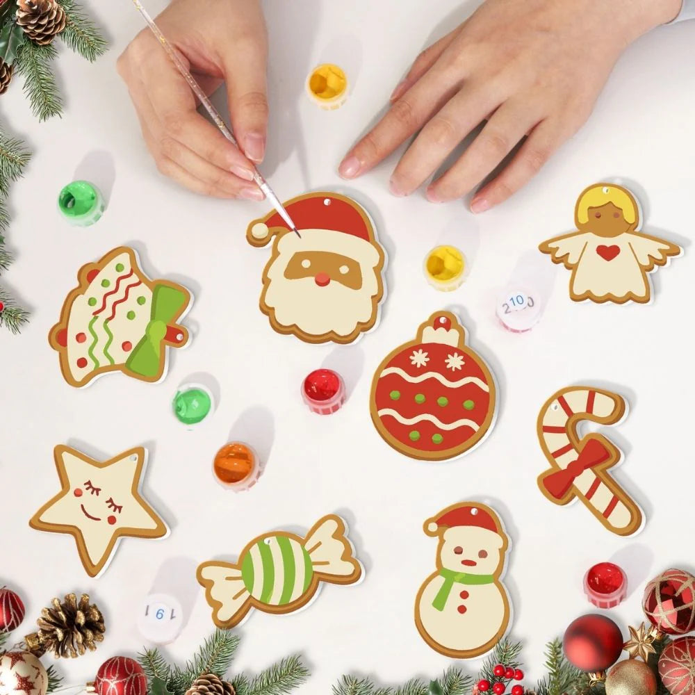 Peintures par numéro Petits Ornements en décoration murale – pour un Noël magique – Maison Artsen