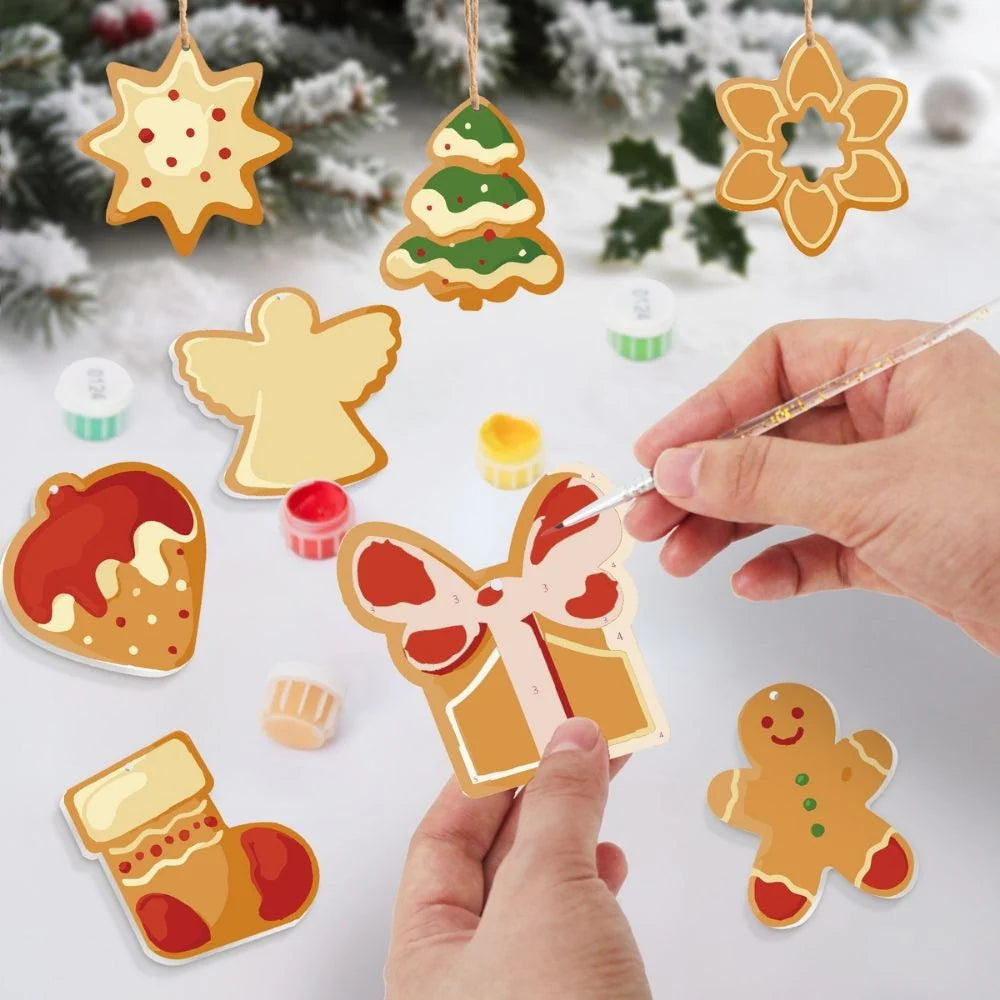 Peinture par numéro Merry Moments – détail toile – Maison Artsen