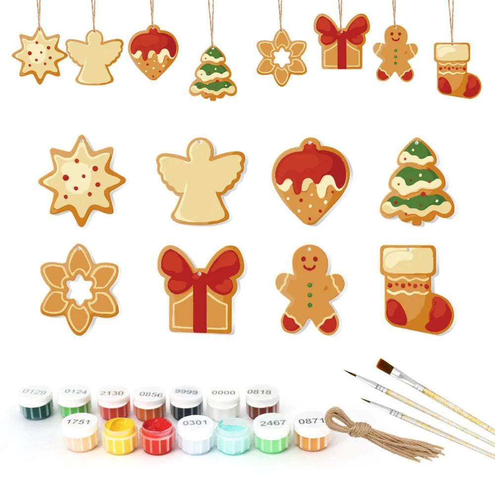 Peinture par numéro Merry Moments – détail toile – Maison Artsen