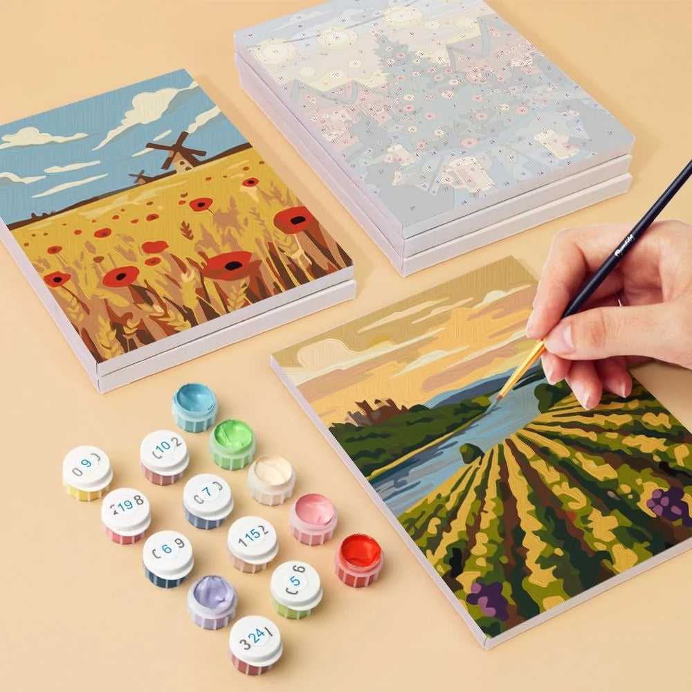 Coffret “Alsace” – 6 peintures par numéro