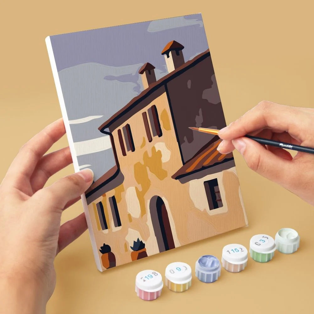 Coffret “Campagne & Calme” – 6 peintures par numéro