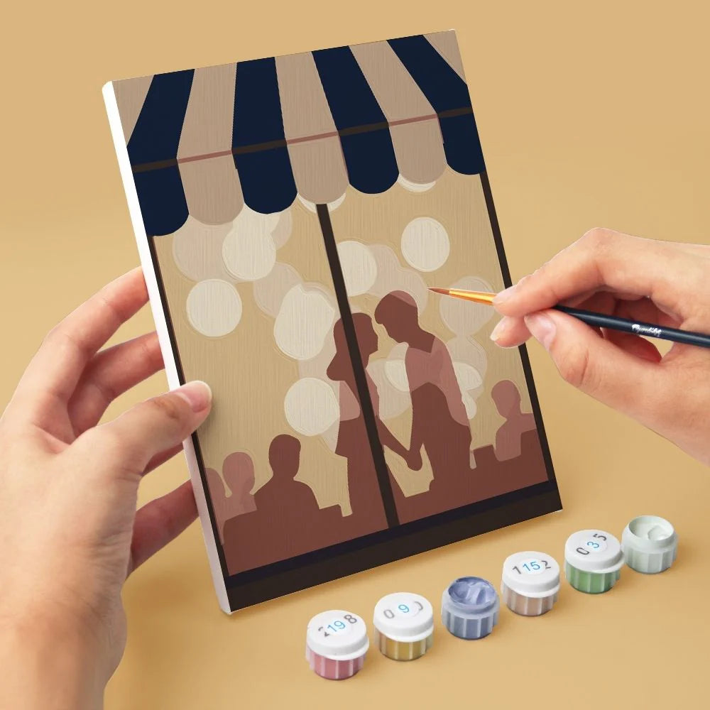 Coffret “Douce Romance” – 6 peintures par numéro