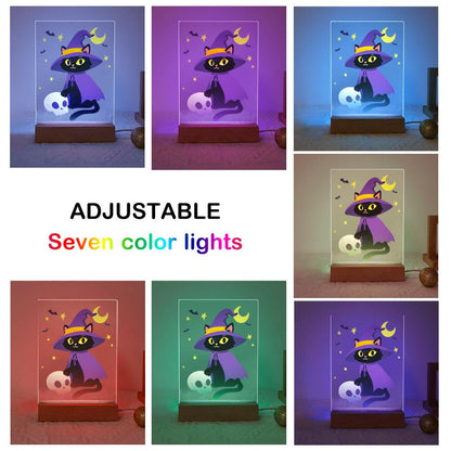 Lampe à peindre par numéro Chat Sorcier, vue 9, Maison Artsen