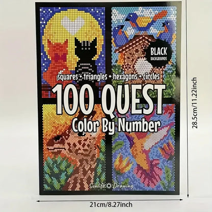 Livre de coloriage par numéro Mosaïques Cachées, vue 3, Maison Artsen