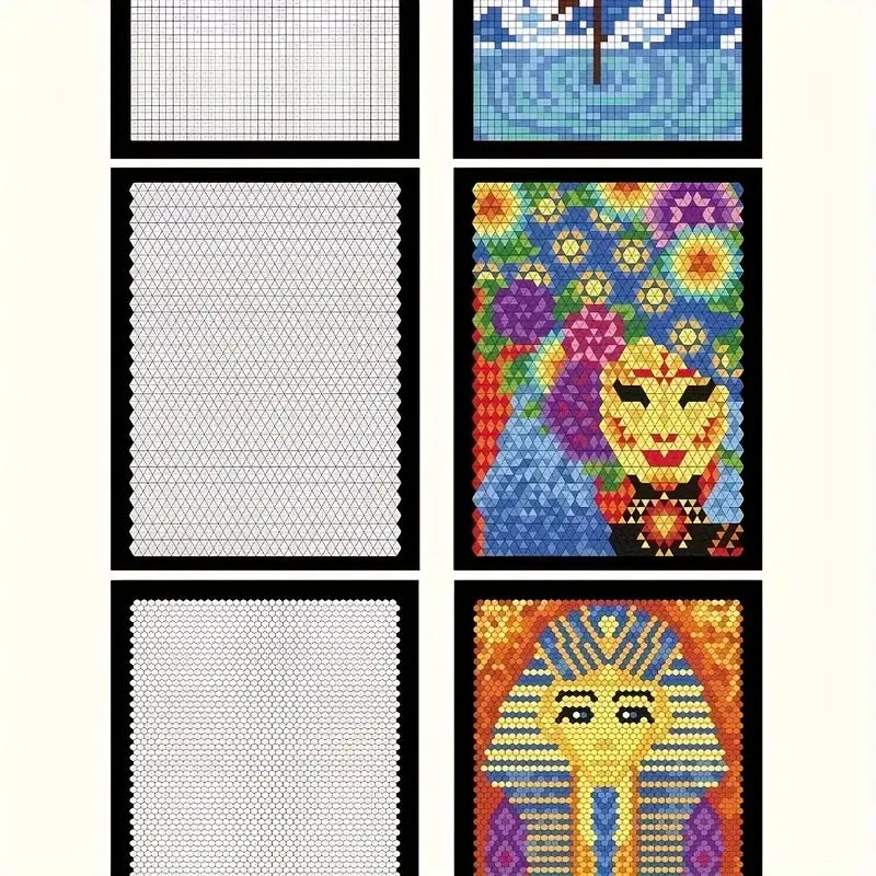 Livre de coloriage par numéro Mosaïques Cachées, vue 6, Maison Artsen