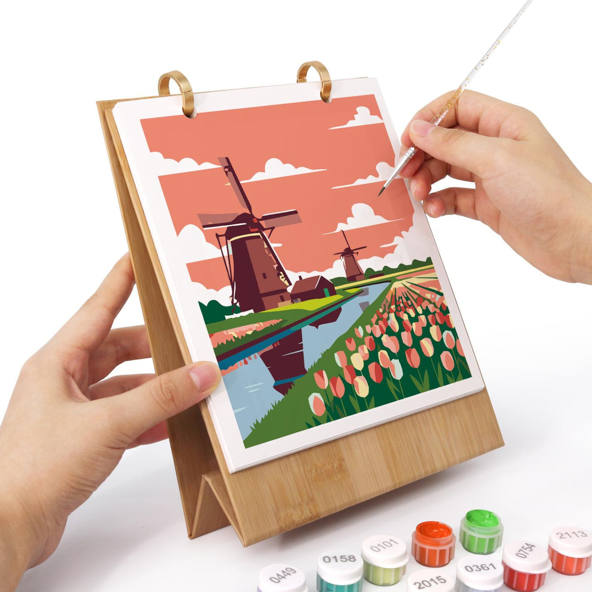 Calendrier 2027 peinture par numéro Carnet de Voyage, Maison Artsen – vue 2