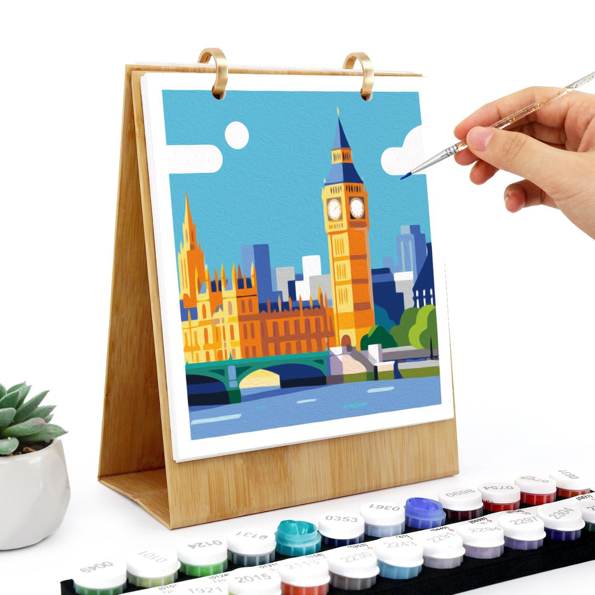 Calendrier 2027 peinture par numéro Carnet de Voyage, Maison Artsen – vue 8
