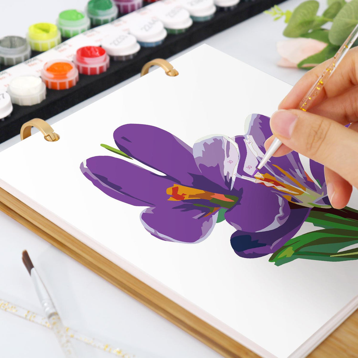 Calendrier 2027 peinture par numéro Fleurs du Jardin, Maison Artsen – vue 11