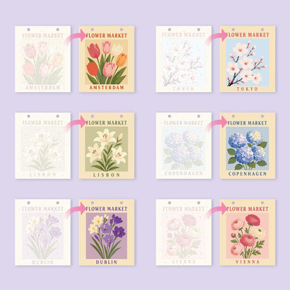 Calendrier 2027 peinture par numéro Marché aux Fleurs, Maison Artsen – vue 8